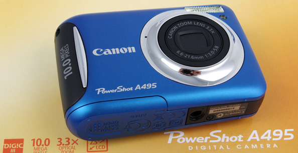 Что в коробке: бюджетная компактная камера от Canon - PowerShot A495