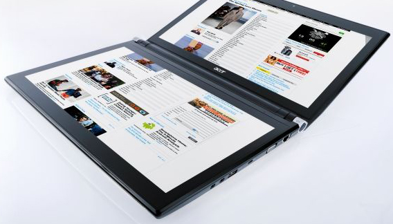 Видео обзор: ноутбук с 2 экранами Acer Iconia Dual Screen