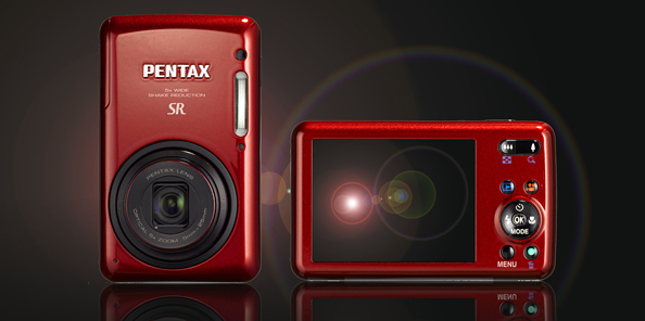 Компакт Pentax S1 теперь в красном перламутре