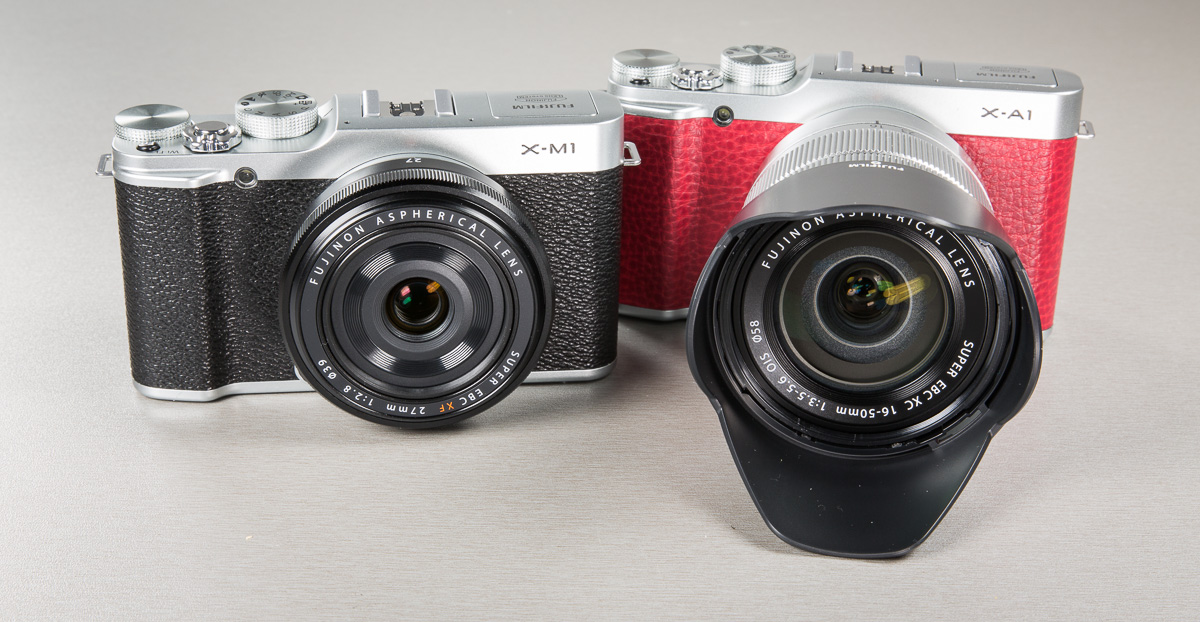 Что в коробке: беззеркальные камеры Fujifilm X-A1 и X-M1