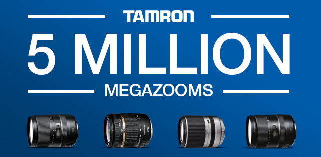Tamron отмечает выпуск 5 миллионов суперзум объективов - клиентам объектив по низкой цене
