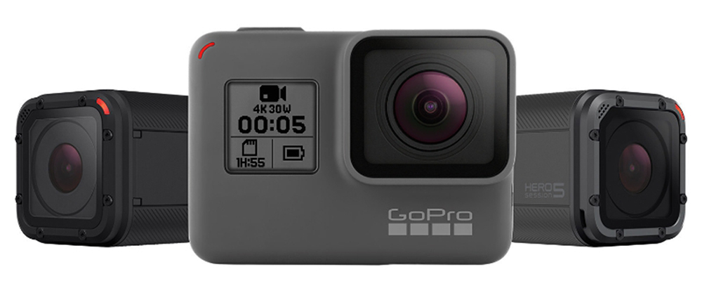 GoPro Hero5 Black - экшн камера с 2-дюймовым сенсорным экраном и 4K-видеозаписью