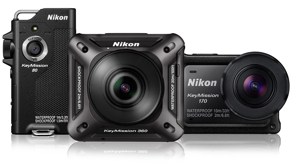 Nikon представил 3 новые экшн-камеры KeyMission