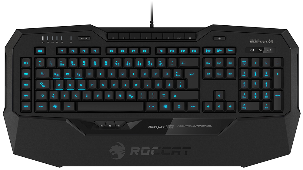Новая клавиатура от Roccat предлагает чувствительные к нажатию клавиши
