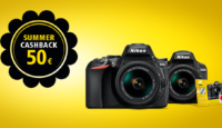 Денежный бонус при покупке Nikon D3400 и D5600