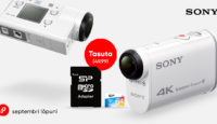 Еще больше ярких воспоминаний - с экшен камерами Sony, 64 GB карта памяти в подарок!