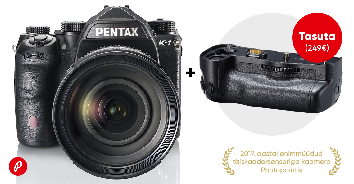 Зеркальная камера Pentax K-1 до 500€ дешевле + подарок