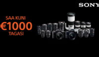 Выгодное предложение! С купленной фототехникой Sony получишь до 1000€ назад!