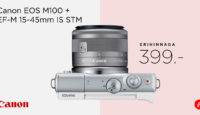 Стильный комплект Canon EOS M100 в продаже по специальной цене 399€