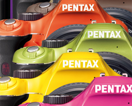 Pentax K-x 100 värvikombinatsiooni