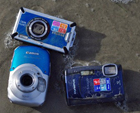Pentax W80 vs Canon D10 vs Olympus Tough-6010 - veekindlate kompaktkaamerate ülevaade Digitesti veebilehel