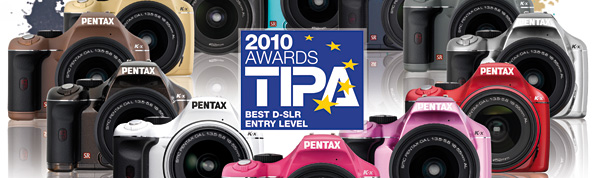 Pentax K-x tunnistati TIPA auhindade jagamisel parimaks algtaseme digipeegliks