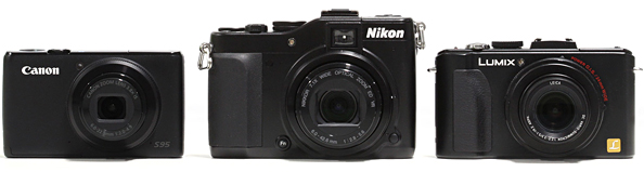 Canon S95 ja Panasonic LX5 pälvivad Dpreview hõbedase auraha. Nikon P7000 ei saa midagi 