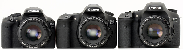 Canoni peegelkaamerate 550D, 7D ja 60D tarkvarauuendused