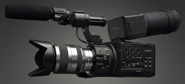 Sony esitleb uut profivideokaamerat NEX-FS100