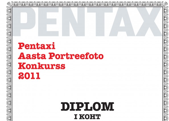 Pentaxi Aasta Portreefoto 2011 konkursi peaauhinna pälvis Darja Murlõkina