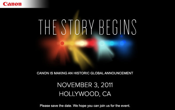 Canoni EOS-bajonetiga Full HD videokaamera võib tulla 3. novembril