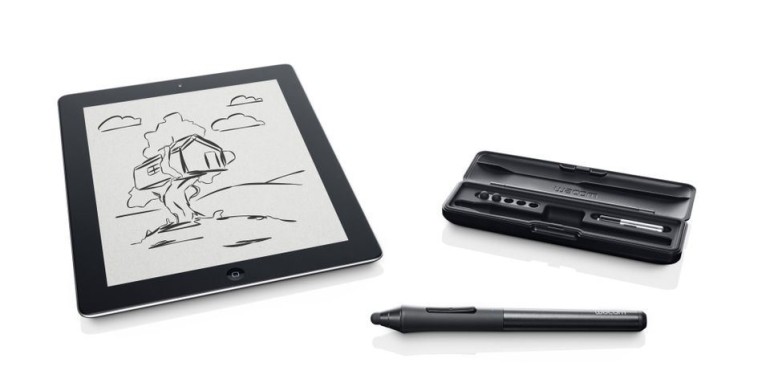 Wacomilt survetundlik pliiats iPad tahvelarvutis joonistamiseks