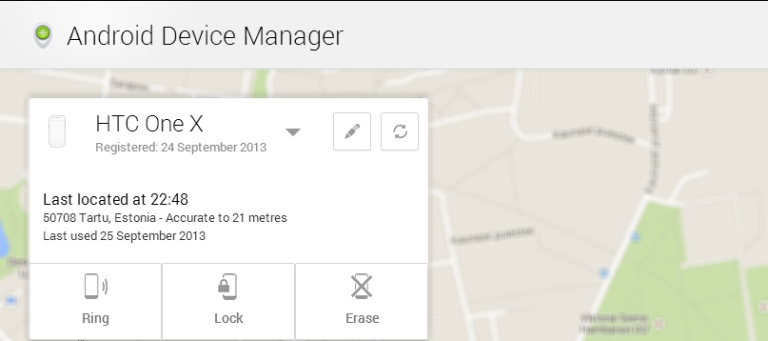 Nädala rakendus Androidile 90. Android Device Manager - veel üks võimalus oma telefoni turvata