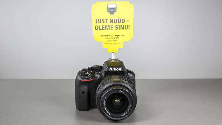 Nikon D5300 ostjale Nikon'i poolt kingitus