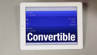 Mugav rakendus ühikute teisendamiseks iPad ja iPhone seadmetele - Convertible