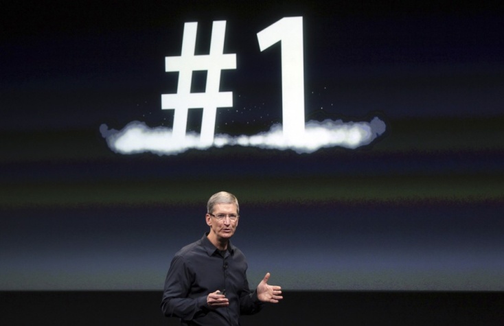 Apple became the number one