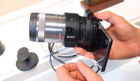 Sony QX1 - vahetatavate objektiividega objektiivkaamera Photokina 2014 fotomessil