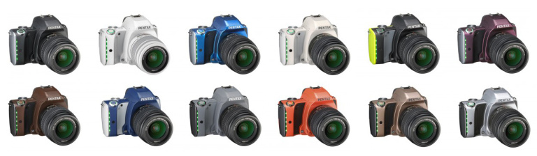Pentax K-S1 peegelkaamerad on nüüd saadaval 12 erinevas värvitoonis