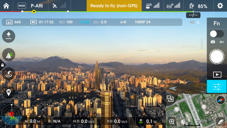 Inpire 1 droonile mõeldud DJI Pilot äpp jõudis lõpuks App Store'i