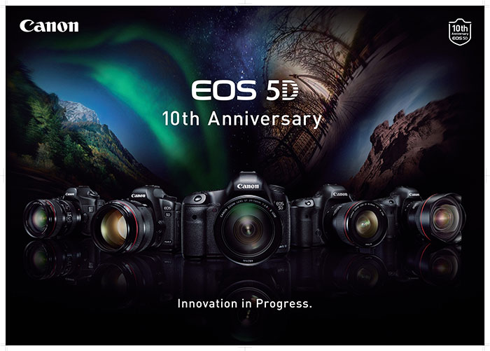 Juubilar: Canon EOS 5D seeria saab 10-aastaseks