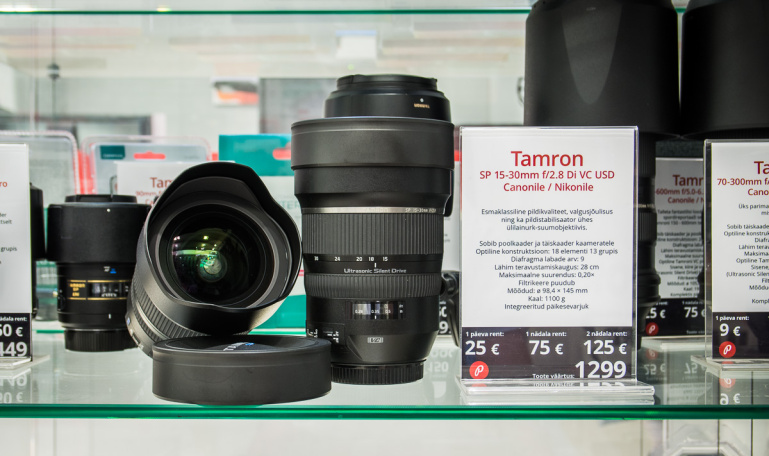 Nüüd rentimiseks saadaval: profiklassi lainurksuumobjektiiv Tamron 15-30mm f/2.8 Nikonile