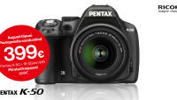 Ainult Photopointis: enneolematu soodushinnaga Pentax K-50 peegelkaamera