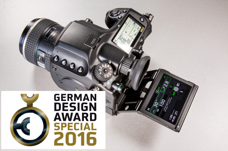 Pentax 645Z keskformaatkaamera pälvis German Design Award 2016 auväärse koha