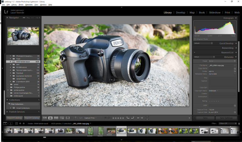 Pentax 645Z keskformaatkaamera uus plug-in pildistab fotod otse Adobe Lightroomi