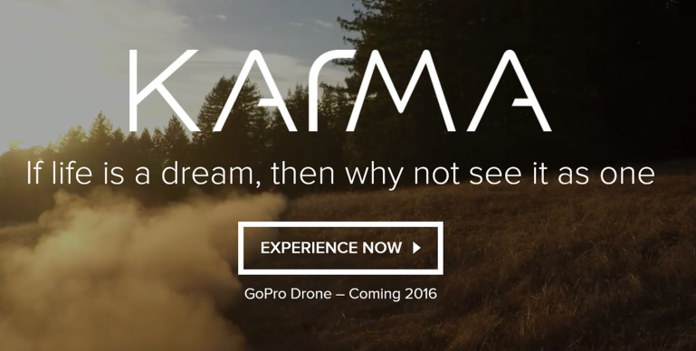 GoPro esimese drooni nimi on "Karma"