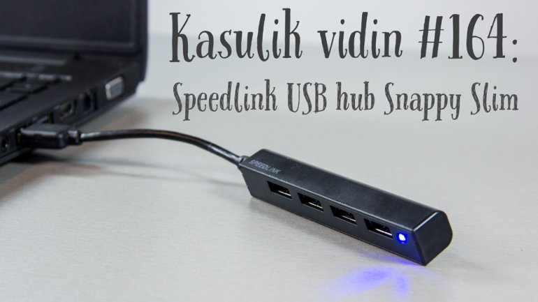 Kasulik vidin #164: Speedlink USB hub Snappy Slim 4-port