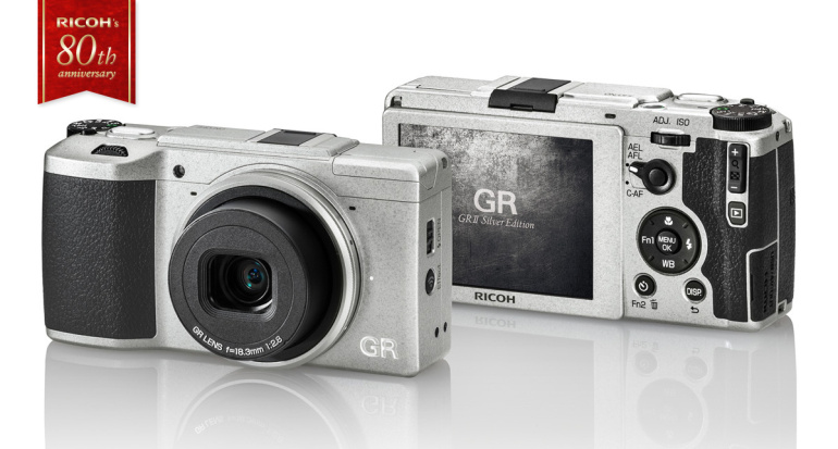 Ricoh tähistab 80ndat sünnipäeva Ricoh GR II kompaktkaamera hõbedase eriversiooniga