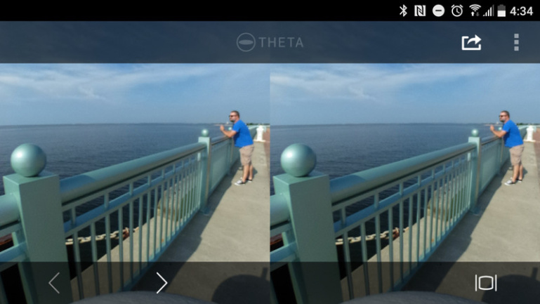 Ricoh Theta rakendus Android nutitelefonidele sai VR peakomplektide toe
