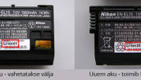 Nikon vahetab D500 peegelkaamera omanike vanad EN-EL15 akud tasuta välja