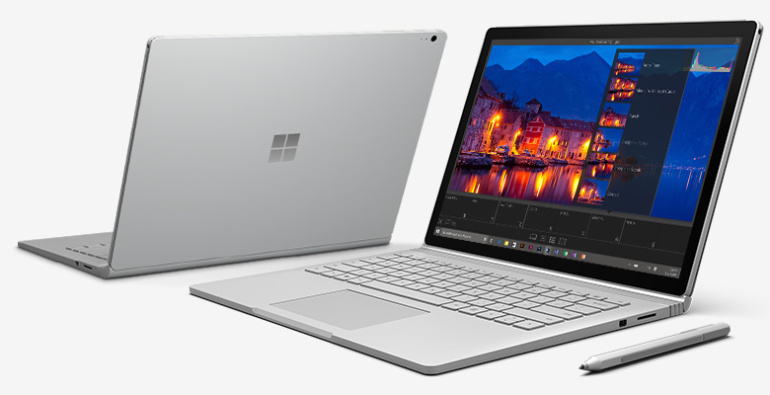 Microsoft Surface Book sülearvuti aku peab vastu kuni 16 tundi