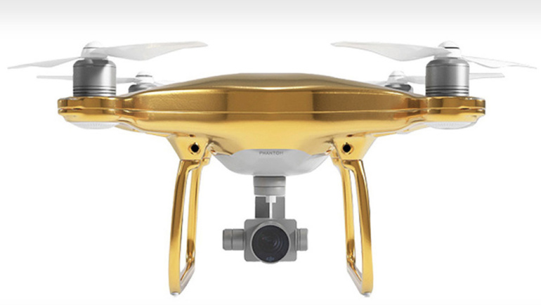 DJI Phantom 4 droonist on valminud ka 24-karaadise kullaga kaetud versioon