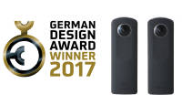 Ricoh Theta S sai maineka German Design Awards parima tootedisaini auhinna