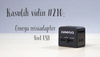 Kasulik vidin #210: Omega reisiadapter 4in1 USB
