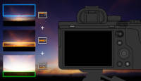Sony Digital Filter rakendus lubab sulatada kolm erinevat pilti üheks