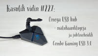Kasulik vidin #227: Omega USB hub + mälukaardilugeja ja juhtmehoidik Combo Gaming USB 3.0