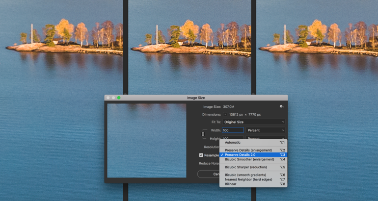 Photoshopi uus "Preserv details 2.0" aitab piltide suurendamisel paremat detaili hoida
