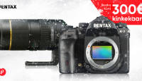 Valitud Pentax peegelkaamera või objektiivi ostul saad kingituseks Photopointi veebikaubamaja kinkekaardi