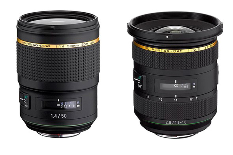 Pentax peegelkaameratele on arendusjärgus kaks uut ★ objektiivi: FA 50mm F1.4 ja DA 11-18mm F2.8