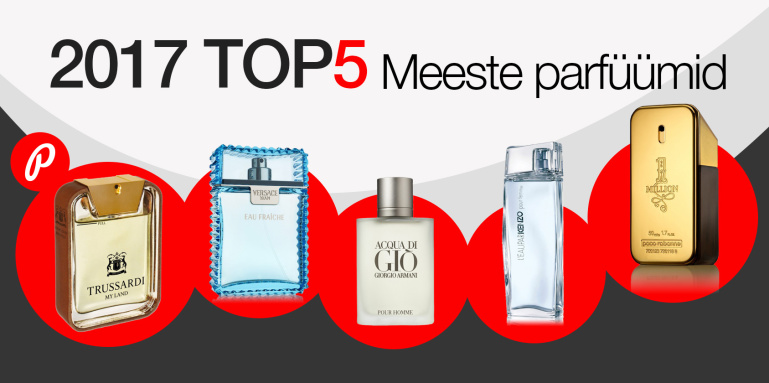 Photopointi TOP 5 - enim ostetud meeste parfüümid aastal 2017