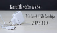 Kasulik vidin #252: Platinet USB laadija 2xUSB 3400mAh + kaabel